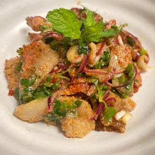 Grilled Pork Neck Salad