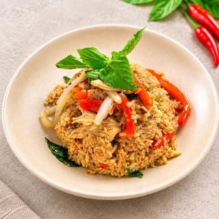 Spicy Thai Basil Fried Rice