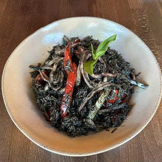 Squid Ink Fried Rice