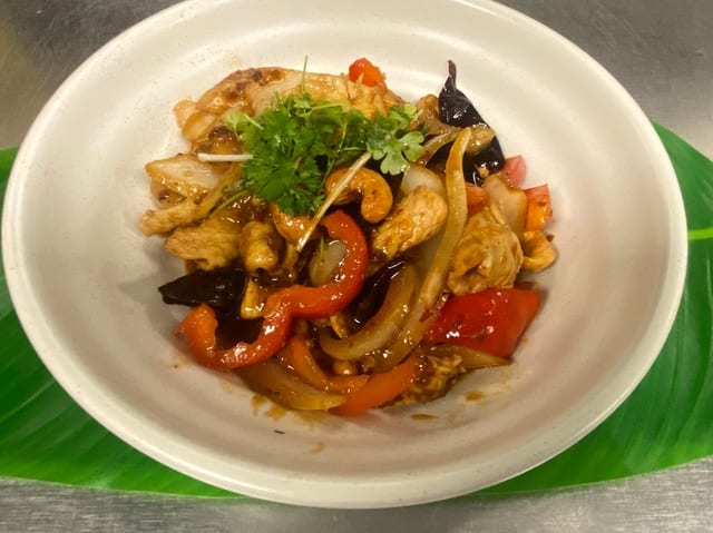 Cashew Chicken.